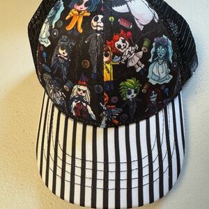 Spooky Kids Character Hat - Black and White